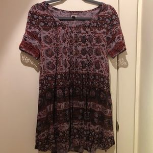 Multi-Colored Fun Patterned Urban Outfitters Dress